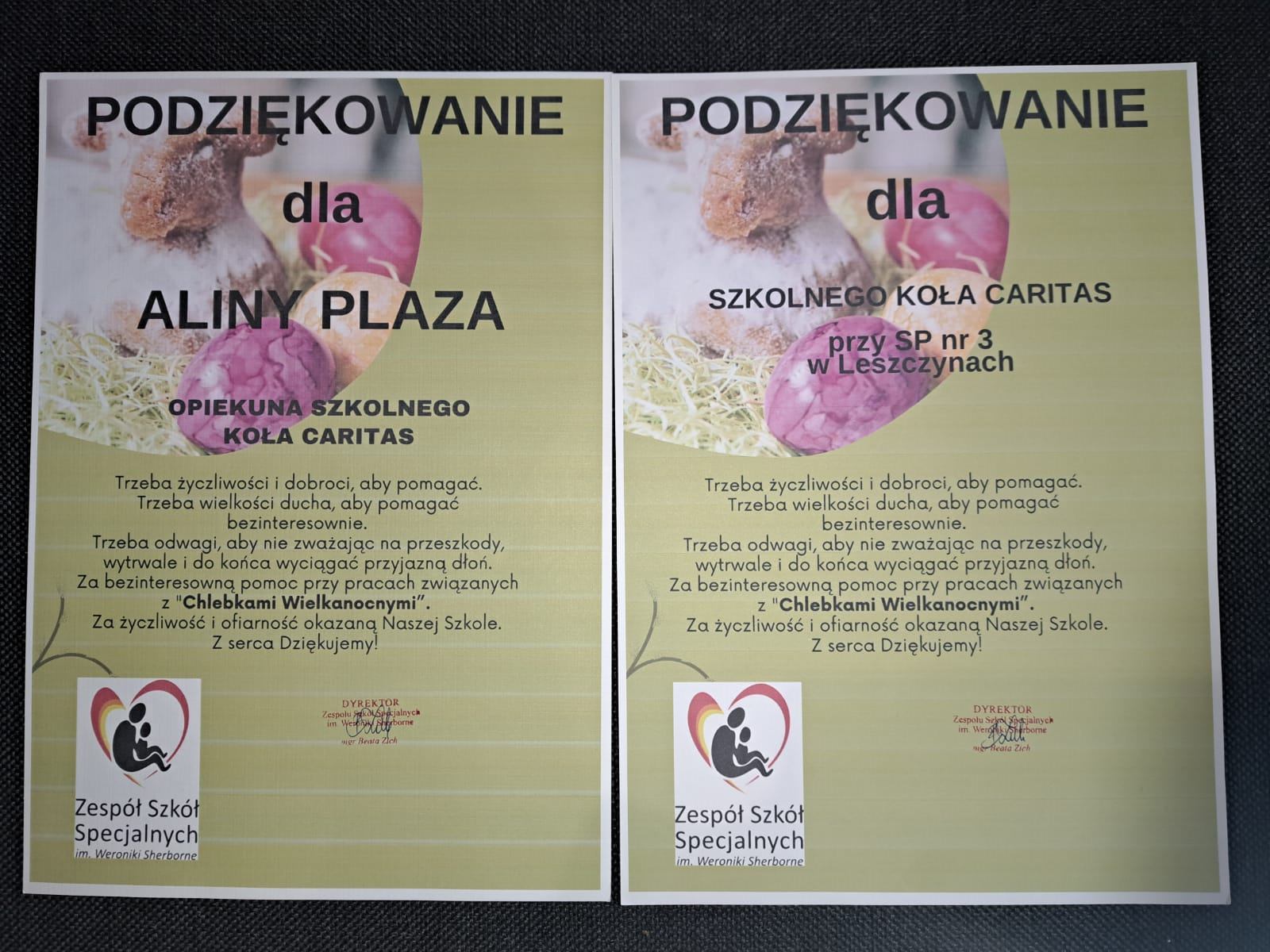 Podziękowania dla SKC