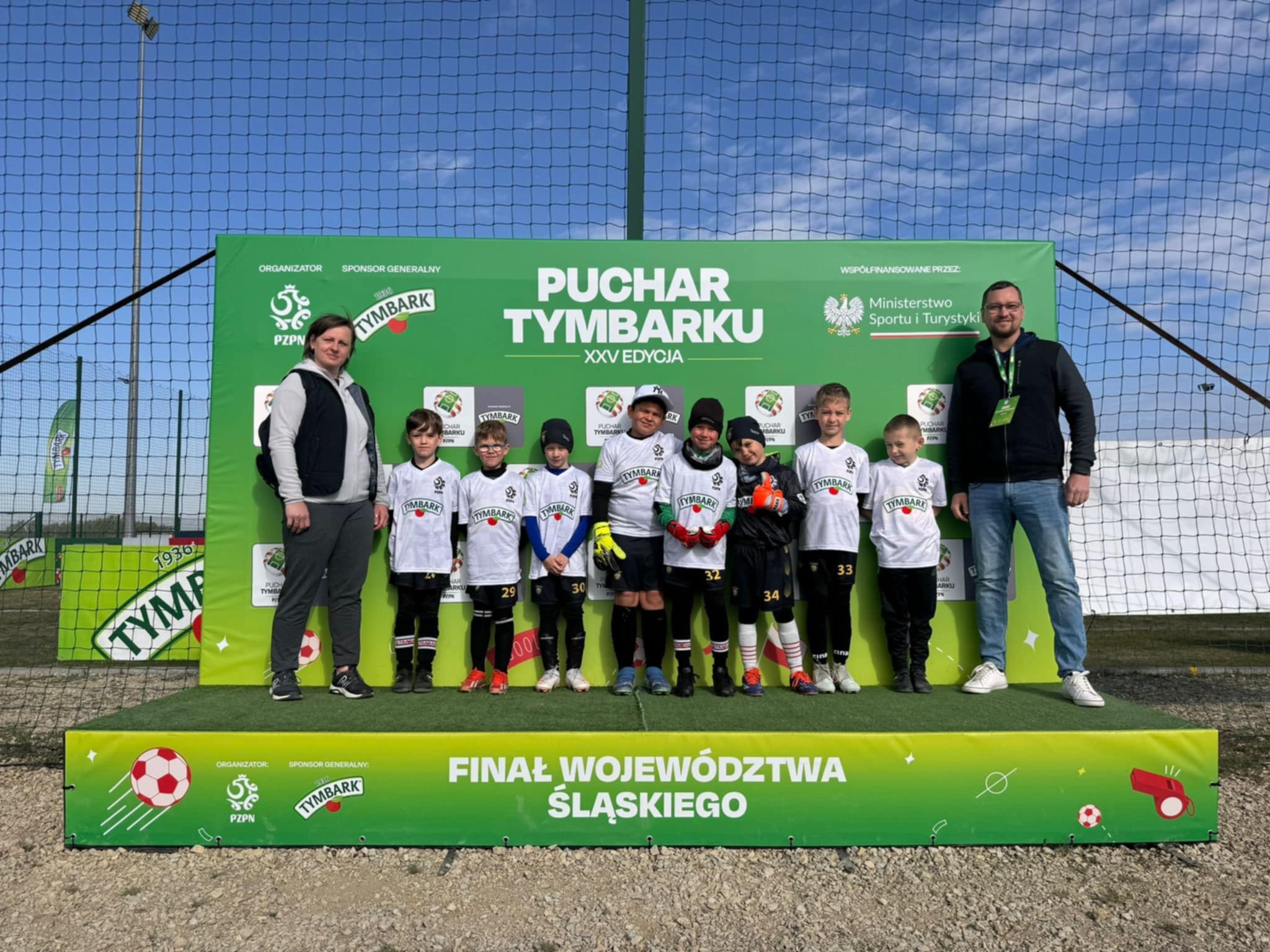 Nasza reprezentacja z opiekunami