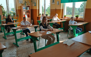 Uczniowie klasy  8a, 8c, 8d