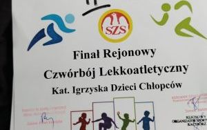 Dyplom za zajęcie II miejsca dla chłopców