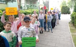 Uczniowie z klas I - III