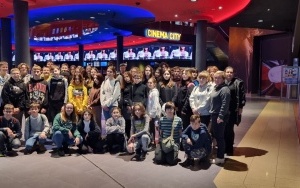 Cała grupa w kinie IMAX